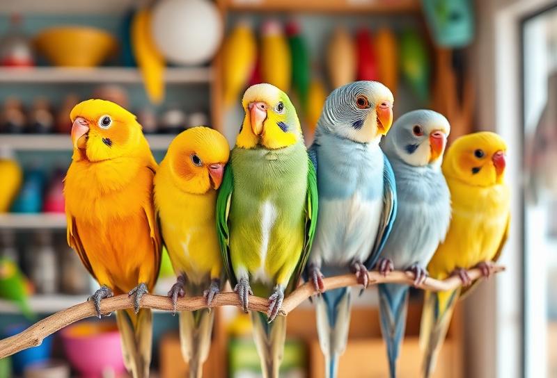 Sun Conure parrot - colorful orange and yellow beginner-friendly parrot species