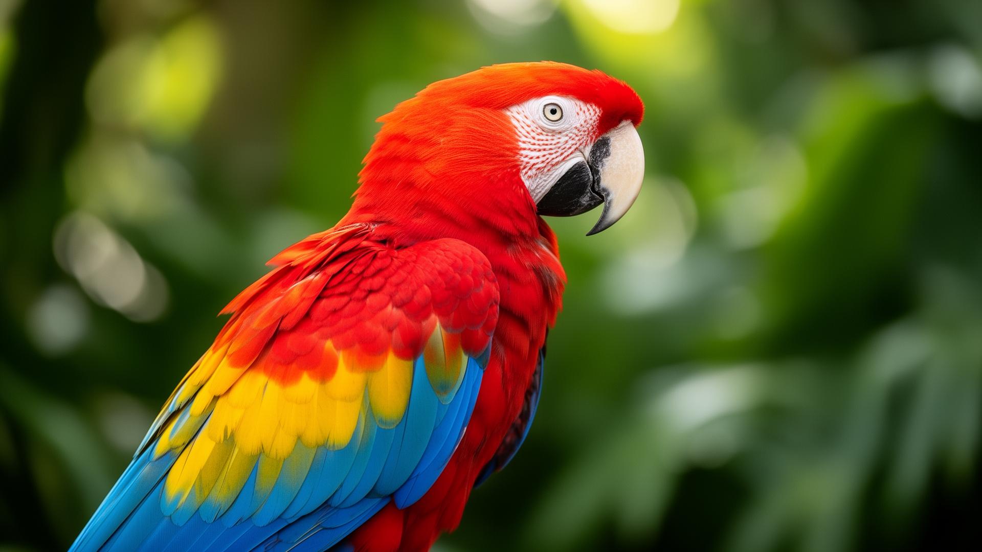 Hand-raised Scarlet Macaw parrot for sale - healthy talking parrot from Grace Parrots Aviary, trusted parrot breeder with safe delivery